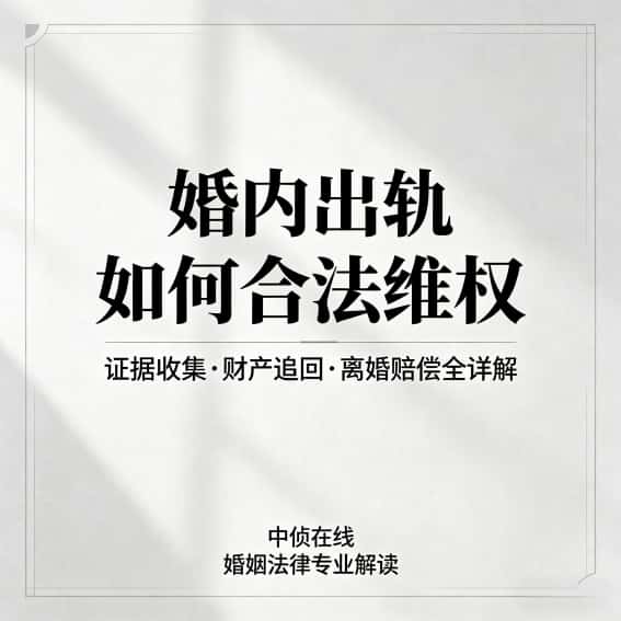 婚姻出轨证据收集、财产追回、离婚赔偿，从法律到实操一步到位